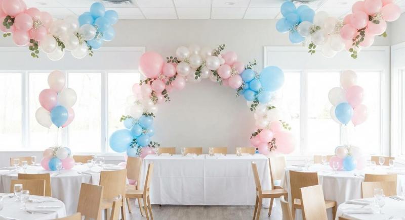Ballons de bapt&ecirc;me, guide complet pour une d&eacute;coration r&eacute;ussie